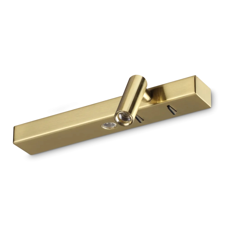 Ideal Lux - LED Wall light BONNE 2xLED/6,5W/230V CRI 90 gold