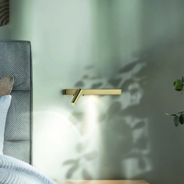 Ideal Lux - LED Wall light BONNE LED/6,5W/230V CRI 90 gold