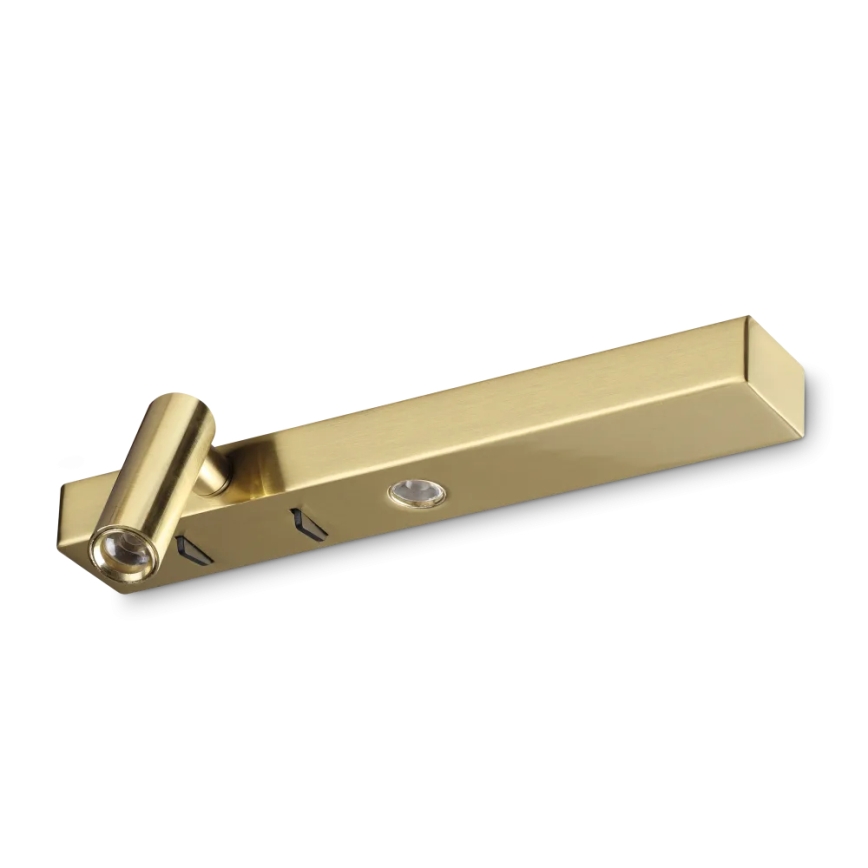 Ideal Lux - LED Wall light BONNE LED/6,5W/230V CRI 90 gold