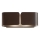 Ideal Lux - LED Wall light CLIP 2xG9/3W/230V brown