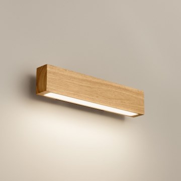 Ideal Lux - LED Wall light CRAFT LED/12W/230V CRI 90 beech