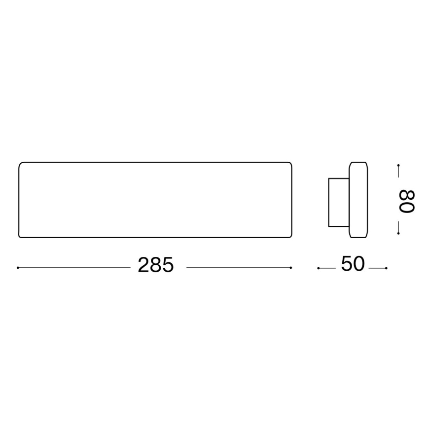 Ideal Lux - LED Wall light DESK LED/12,5W/230V CRI 90 black