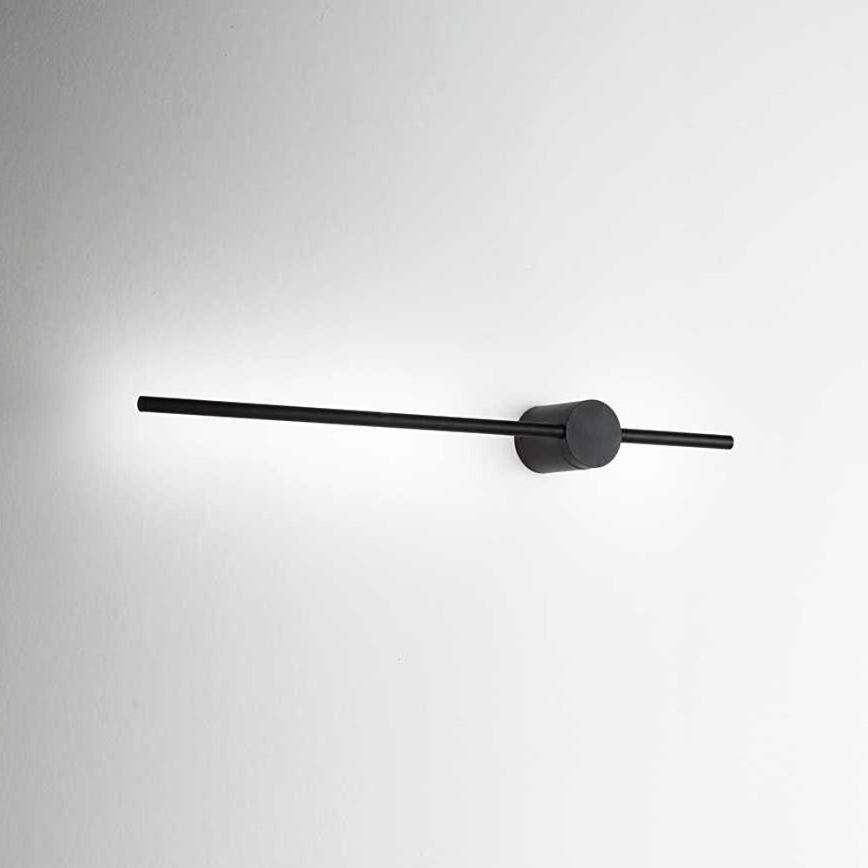 Ideal Lux - LED Wall light ESSENCE LED/12W/230V 3000K 70 cm CRI 90 black