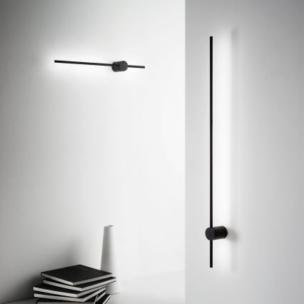 Ideal Lux - LED Wall light ESSENCE LED/19W/230V 4000K 124 cm CRI 90 black