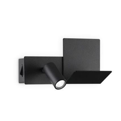 Ideal Lux - LED Wall light KOMODO LED/4,5W/230V USB CRI 90 black