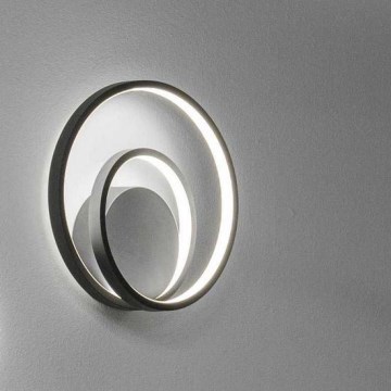 Ideal Lux - LED Wall light OZ LED/26W/230V CRI 90 black