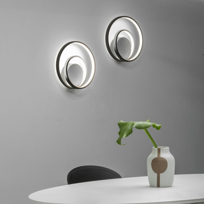 Ideal Lux - LED Wall light OZ LED/26W/230V CRI 90 black