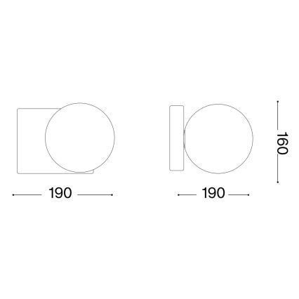 Ideal Lux - LED Wall light PENTA 1xG9/3W/230V gold
