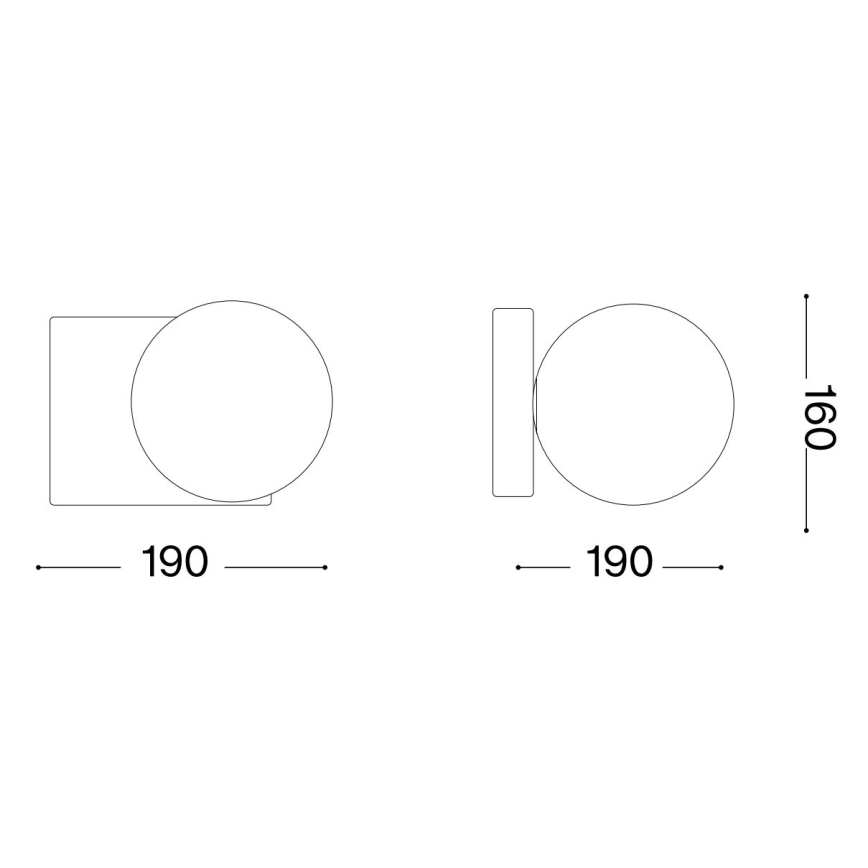 Ideal Lux - LED Wall light PENTA 1xG9/3W/230V gold