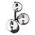 Ideal Lux - LED Wall Light PERLAGE 3xG9/3W/230V Black/Smoked Black