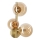 Ideal Lux - LED Wall Light PERLAGE 3xG9/3W/230V gold/smoky beige