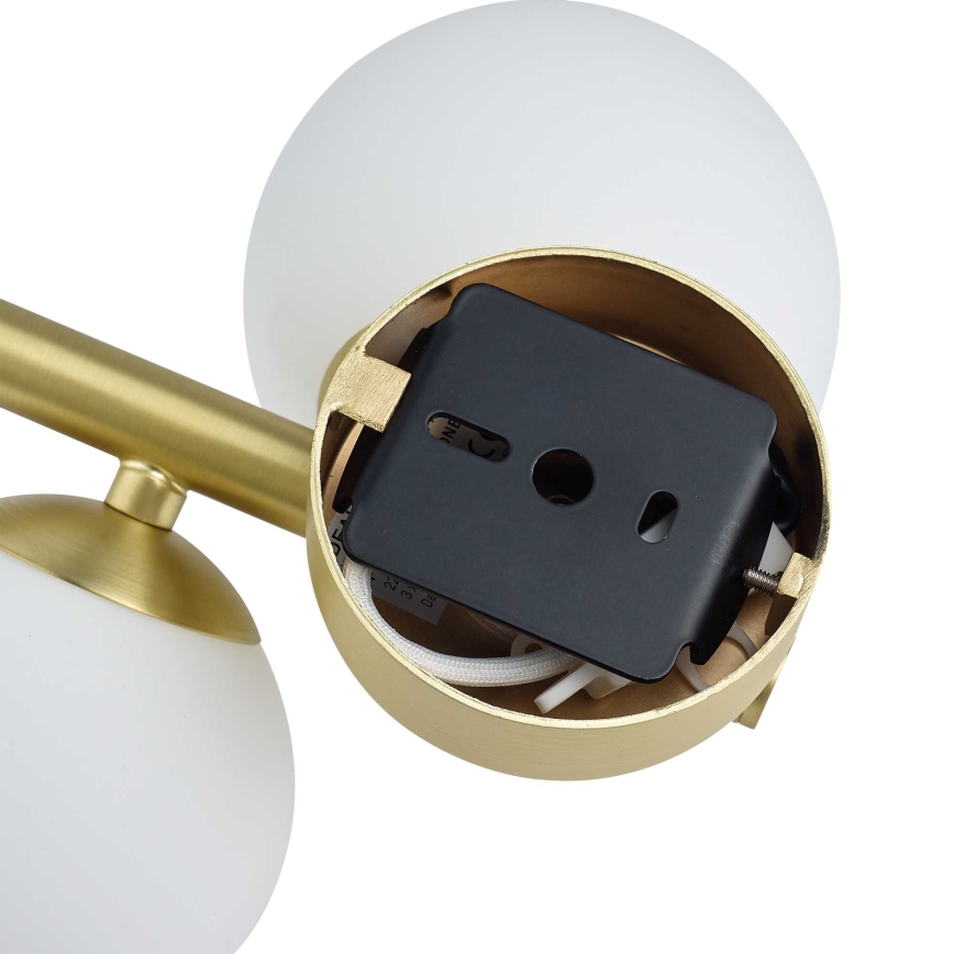 Ideal Lux - LED Wall light PERLAGE 3xG9/3W/230V gold/white