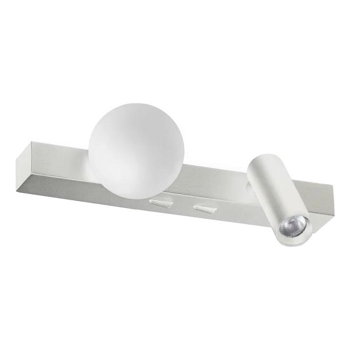 Ideal Lux - LED Wall light PING PONG 2xLED/3W/230V CRI 90 matte chrome