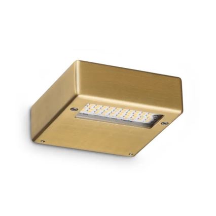 Ideal Lux - LED Wall Light TAB LED/24W/230V CRI 90 Brass