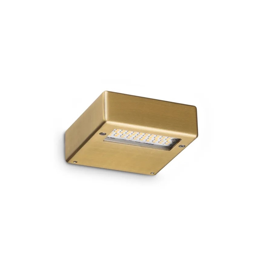 Ideal Lux - LED Wall Light TAB LED/24W/230V CRI 90 Brass