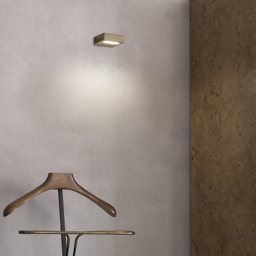 Ideal Lux - LED Wall Light TAB LED/24W/230V CRI 90 Brass