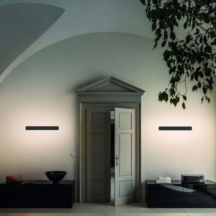 Ideal Lux - LED Wall light ZIG ZAG LED/30W/230V 75 cm CRI 90 black