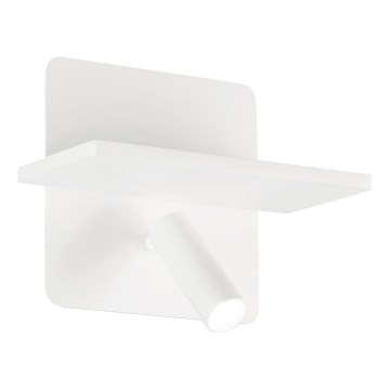 Ideal Lux - LED Wall-Mounted Spotlight PIANO LED/10W/230V CRI 90 USB White