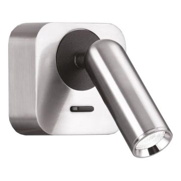 Ideal Lux - LED Wall spotlight BEAN LED/3W/230V CRI 90 shiny chrome