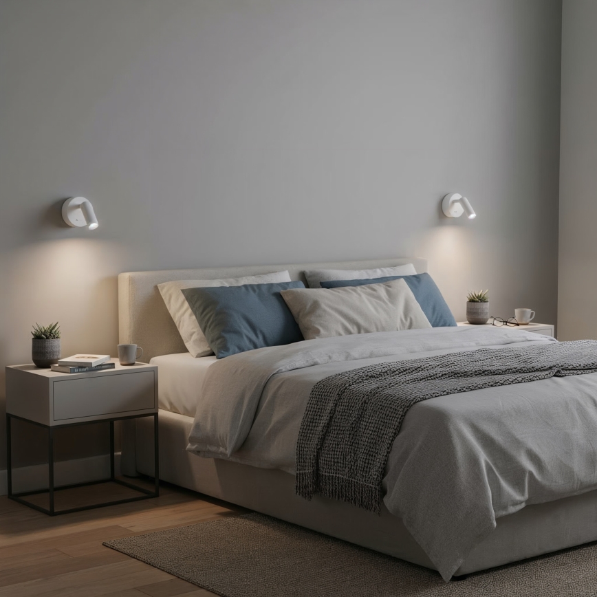 Ideal Lux - LED Wall spotlight BEAN LED/3W/230V CRI 90 white