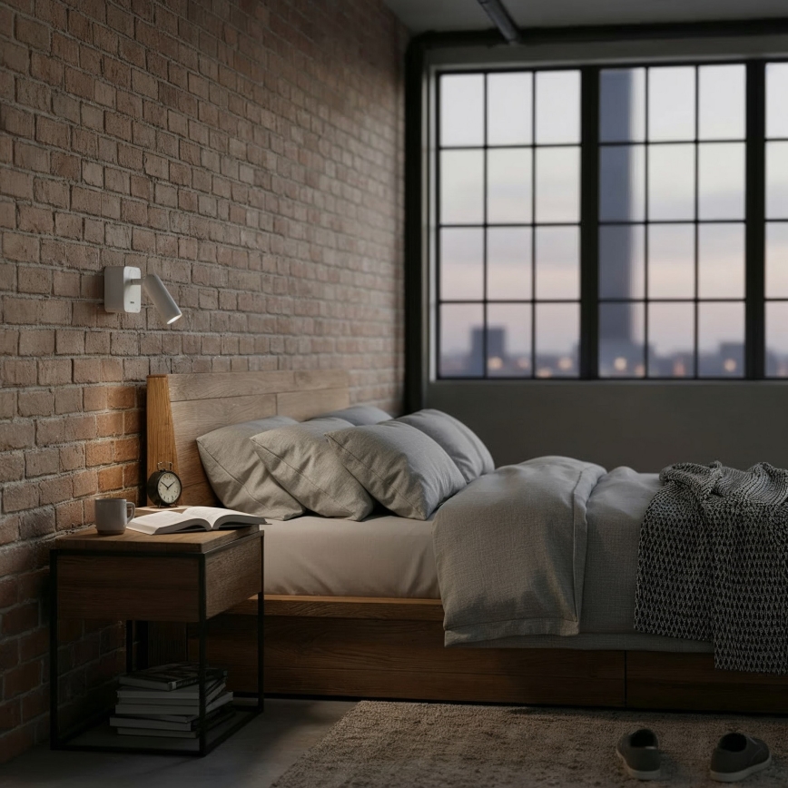 Ideal Lux - LED Wall spotlight BEAN LED/3W/230V CRI 90 white