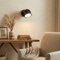 Ideal Lux - LED Wall spotlight DODO 1xGX53/9W/230V black