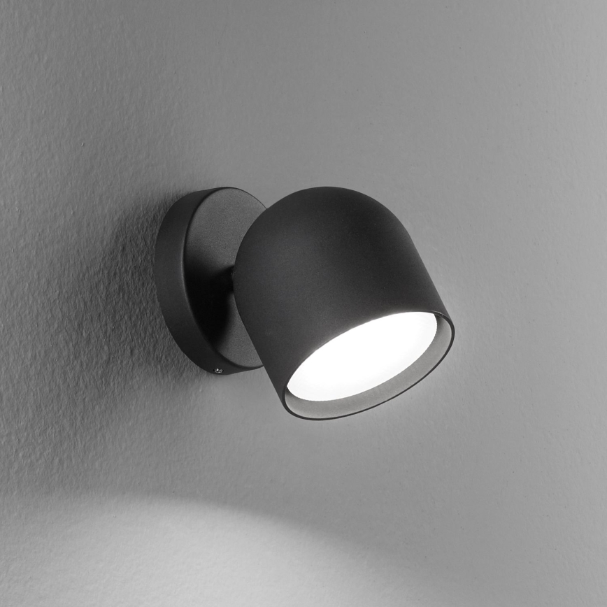 Ideal Lux - LED Wall spotlight DODO 1xGX53/9W/230V black