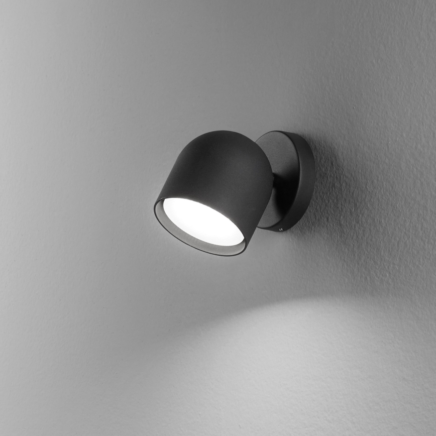 Ideal Lux - LED Wall spotlight DODO 1xGX53/9W/230V black