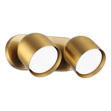 Ideal Lux - LED Wall spotlight DODO 2xGX53/9W/230V brass