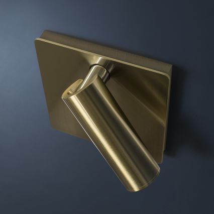 Ideal Lux - LED Wall spotlight LITE LED/3W/230V CRI 90 brass