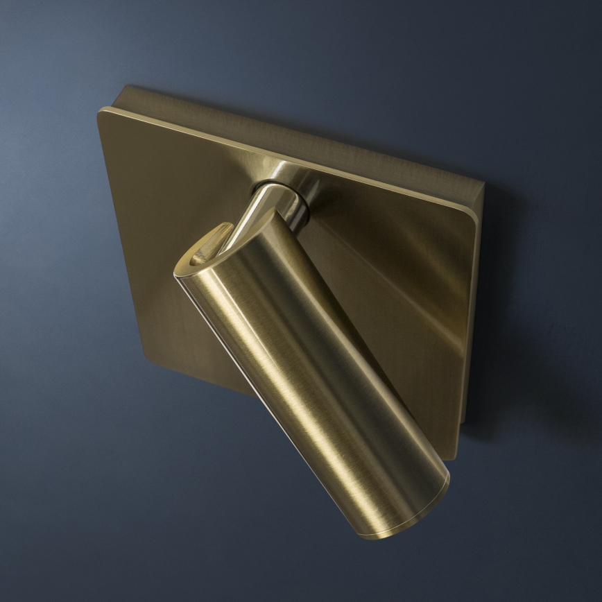 Ideal Lux - LED Wall spotlight LITE LED/3W/230V CRI 90 brass