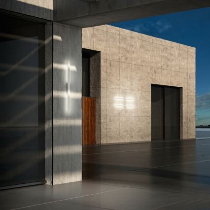 Ideal Lux - LED outdoor wall light LINEA LED/23W/230V CRI 90 144 cm IP54 white