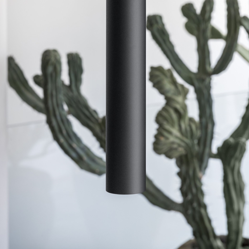 Ideal Lux - LOOK LED cable pendant 1x GU10/7W/230V CRI 90, dia. 6 cm, black