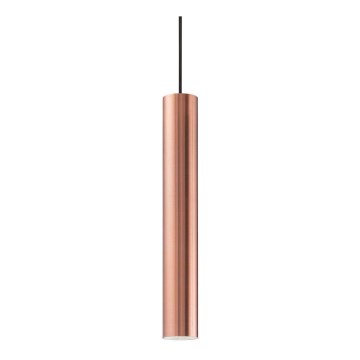 Ideal Lux - LOOK LED pendant light on cable 1xGU10/7W/230V CRI 90 diam. 6 cm copper