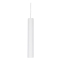 Ideal Lux - LOOK LED pendant on cable 1xGU10/7W/230V CRI 90 Ø 6 cm white