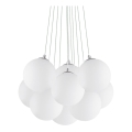 Ideal Lux - MAPA Cable-Hung Chandelier 11xE14/40W/230V Ø 58 cm White