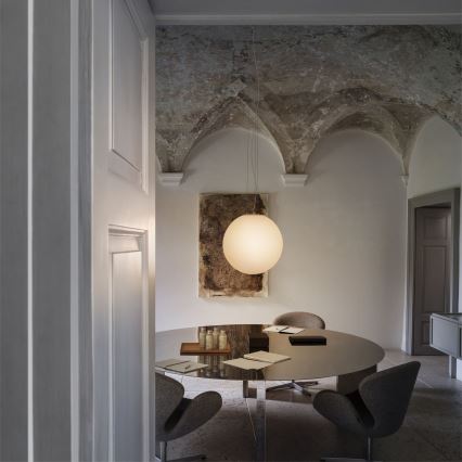 Ideal Lux - MAPA Cable Pendant 1x E27/42W/230V Ø 40 cm, White