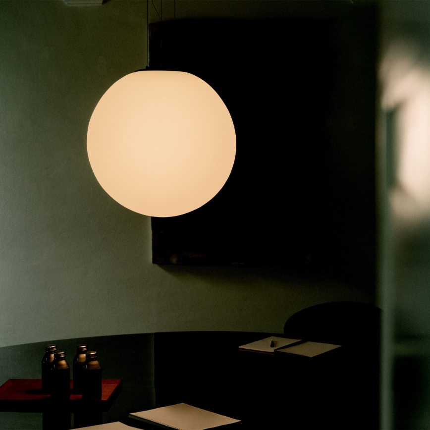 Ideal Lux - MAPA Cable Pendant 1x E27/42W/230V Ø 50 cm, White