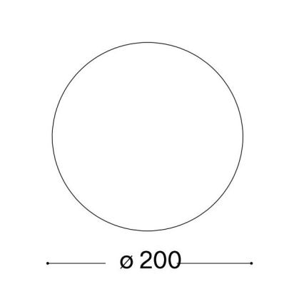Ideal Lux - MAPA Universal Replacement Glass for E27, Ø 20 cm, White