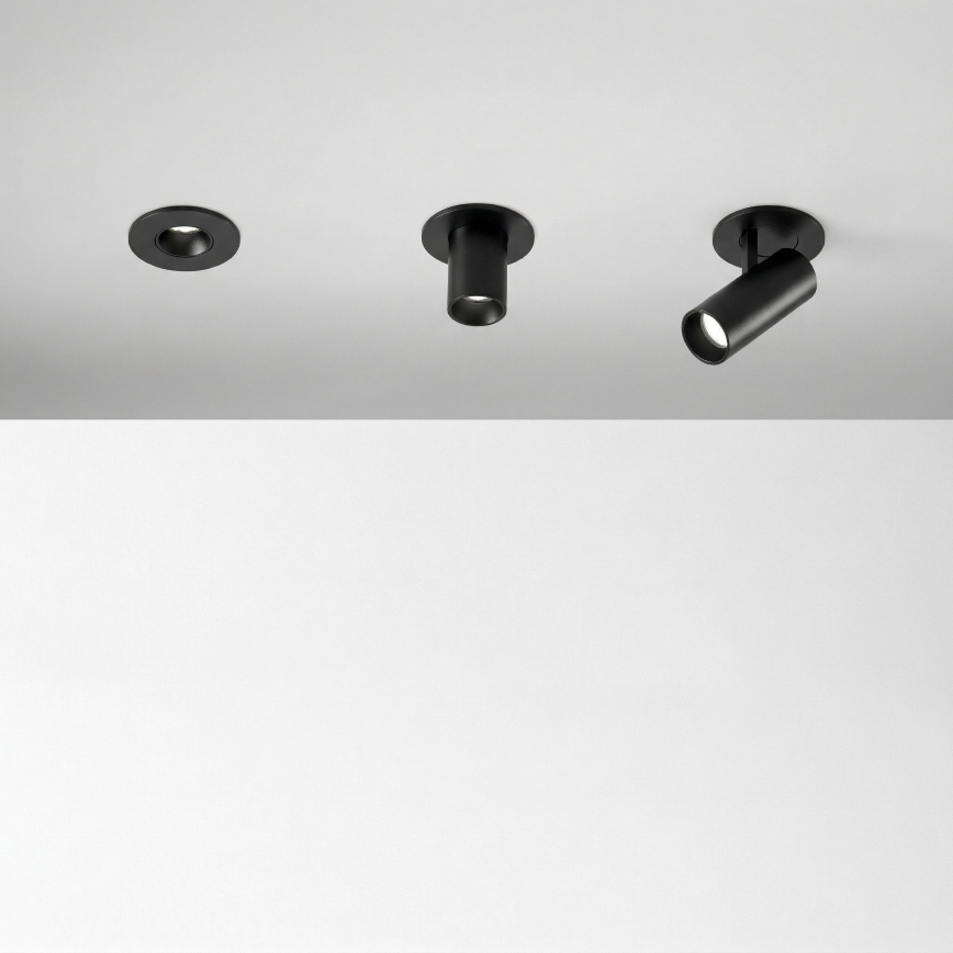 Ideal Lux - NOVA LED recessed spotlight/6W/230V 3000K CRI 90 dia. 6,8 cm black