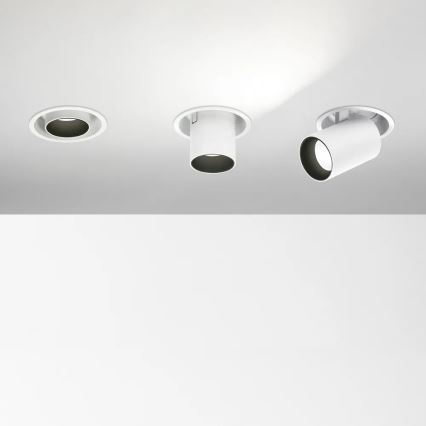 Ideal Lux - NOVA LED Recessed Spotlight LED/12W/230V, CRI 90, Ø 11 cm, Black