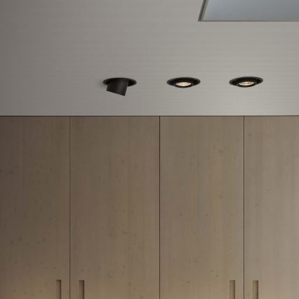 Ideal Lux - NOVA LED recessed spotlight 12W/230V 4000K CRI 90 Ø 10 cm black