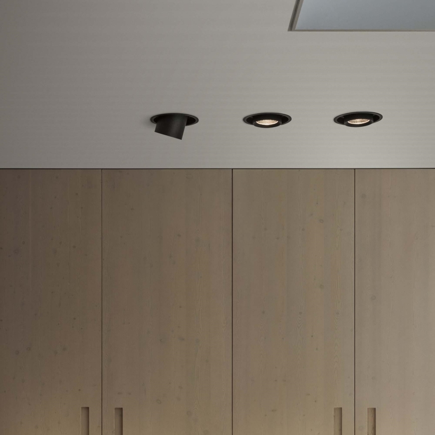 Ideal Lux - NOVA LED Recessed Downlight 20W/230V 4000K CRI 90 Ø 15.4 cm Black