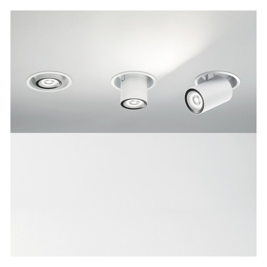 Ideal Lux - LED recessed spotlight NOVA LED/12W/230V, CRI 90, Ø 10 cm, black