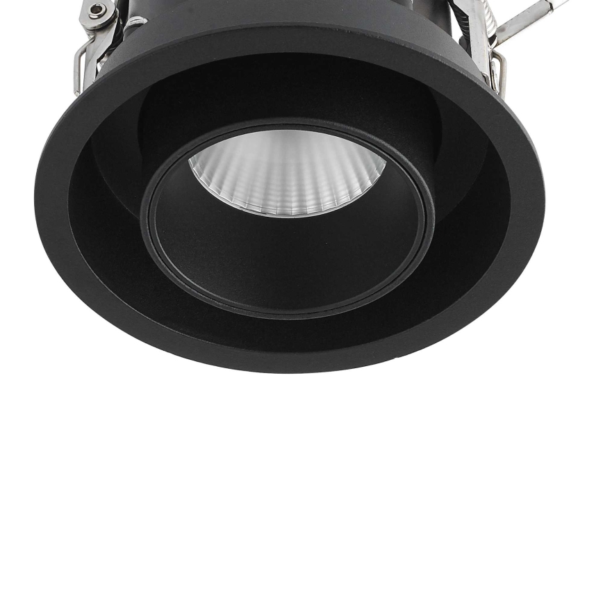 Ideal Lux - LED recessed spotlight NOVA LED/12W/230V, CRI 90, Ø 10 cm, black