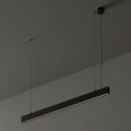 Ideal Lux - OFFICE Cable-Suspended LED Pendant 30W/230V 3000K CRI 90 Black