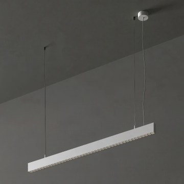Ideal Lux - OFFICE LED Cable Pendant, 30W, 230V, 3000K, CRI 90, White