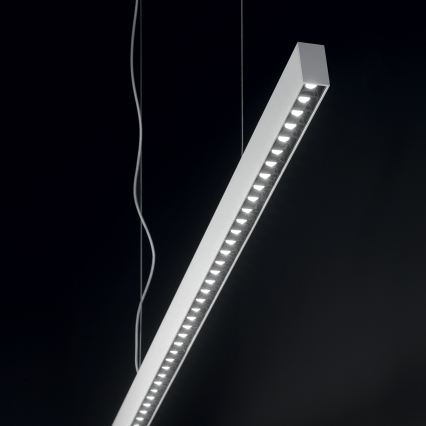 Ideal Lux - OFFICE LED Cable Pendant, 30W, 230V, 3000K, CRI 90, White