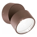 Ideal Lux - OMEGA LED Outdoor Wall Light 7W/230V, CRI 90, IP54, Brown