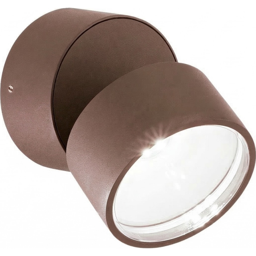 Ideal Lux - OMEGA LED Outdoor Wall Light 7W/230V, CRI 90, IP54, Brown